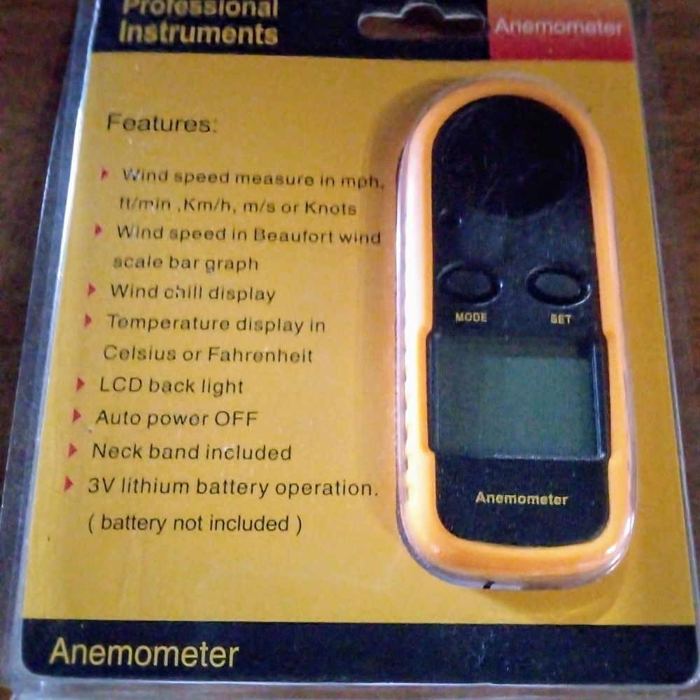 New Hand Held Digital Wind Meter - Anemometer